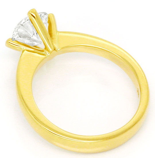 Foto 3 - Massiver Gold-Ring 1,84ct Diamant Solitaer 18K Gelbgold, R2554